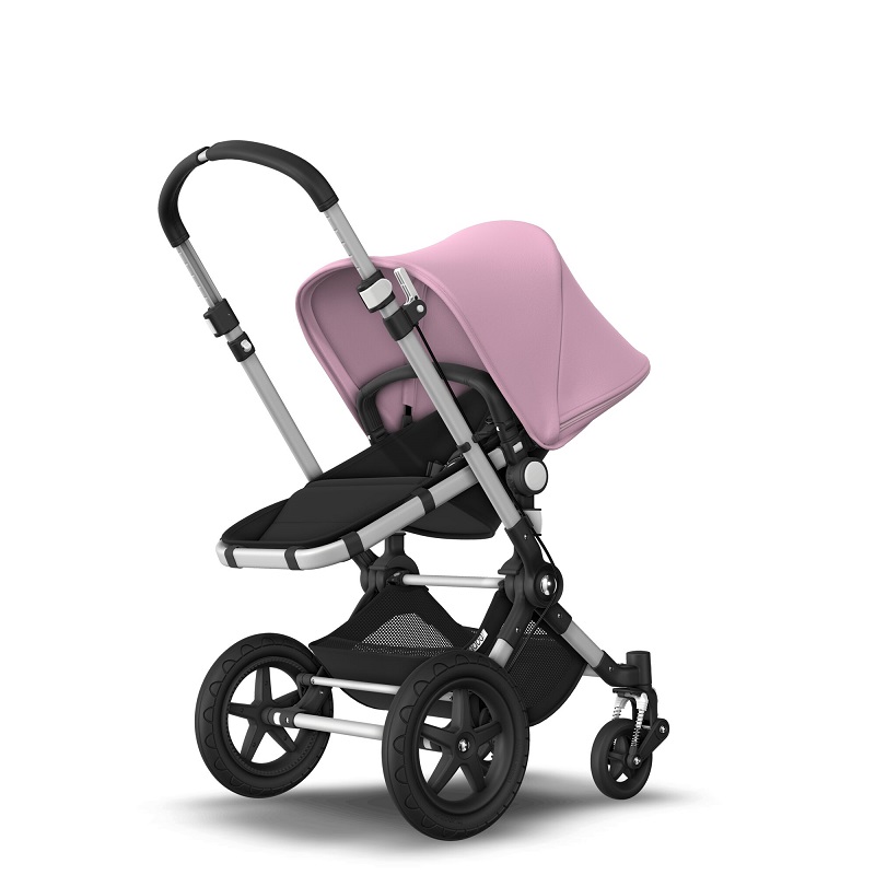 Carucior 2 in 1 Cameleon3 Plus Complete, Alu/Black - Soft Pink, Bugaboo